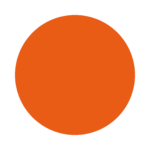rond couleur orange pour gamme